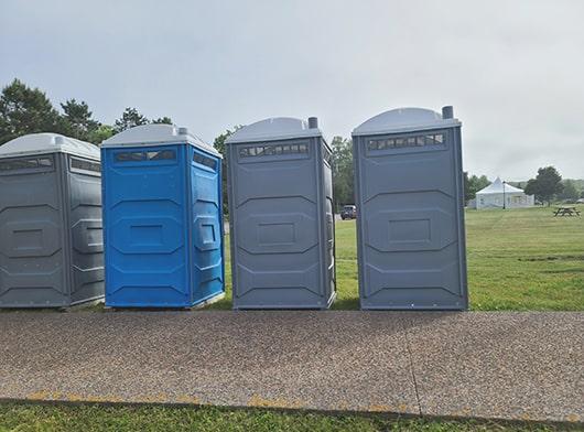 our crew routinely cleans and maintains the special event restrooms throughout the period of your event to ensure they're always in pristine condition